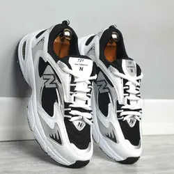 کتونی نیوبالانس 725 سفید مشکی - فروشگاه اینترنتی عمو