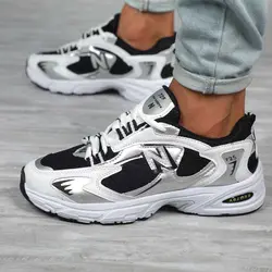 کتونی نیوبالانس 725 سفید مشکی - فروشگاه اینترنتی عمو