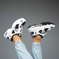 کتونی نیوبالانس 725 سفید مشکی - فروشگاه اینترنتی عمو