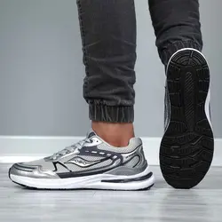 کتونی مردانه ساکانی طوسی آبی Saucony - فروشگاه اینترنتی حاج عمو