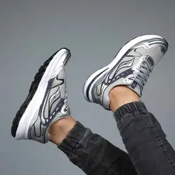 کتونی مردانه ساکانی طوسی آبی Saucony - فروشگاه اینترنتی حاج عمو