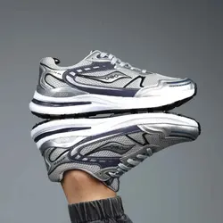 کتونی مردانه ساکانی طوسی آبی Saucony - فروشگاه اینترنتی حاج عمو