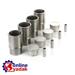بوش و پیستون پژو 206 تیپ 2 JPL4 بدون رینگ عظام - فروشگاه اینترنتی قطعات آنلاین یدک
