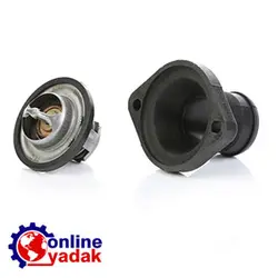 ترموستات پژو 206 تیپ 2 (83 درجه) با درپوش عظام - فروشگاه اینترنتی قطعات آنلاین یدک