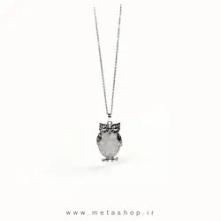 گردنبند جغد (سنگ کوارتز)