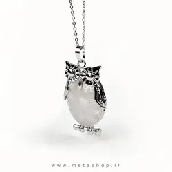 گردنبند جغد (سنگ کوارتز)