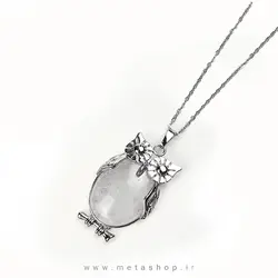 گردنبند جغد (سنگ کوارتز)