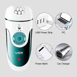 خرید عمده اپیلاتور 4IN1 وی جی آر مدل V-700