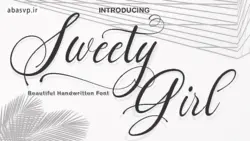 دانلود فونت خوشنویسی انگلیسی SweetyGirl