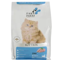 غذای خشک گربه کیتن برند فرافود وزن 2 کیلو گرم - پایا پت شاپ