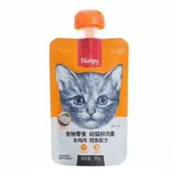 پودینگ گربه برند ونپی با طعم مرغ و ماهی کاد Wanpy