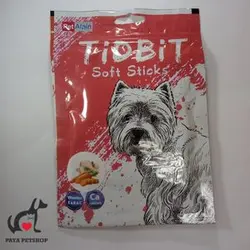 تشويقي مدادي سگ تيدبيت با طعم مرغ و هويج Tidbit PetAlpin