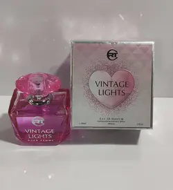 عطر ادکلن وینتج لیجتس VINTAGE LIGHTS طرح و رایحه ورساچی صورتی برند TRI