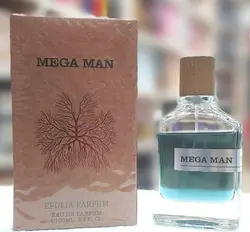 عطر ادکلن مگا من مگاماره MEGA MAN MEGAMARE شرکت افولیا EFOLIA   با دو روز ماندگاری 100 میل