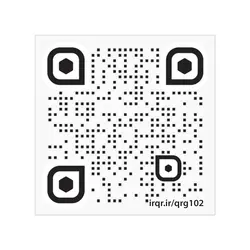 پکیج 100 عددی استیکر شیشه ای(شفاف) صوتی کیوآرگرافی