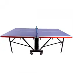 میز پینگ پنگ 4 چرخ ریلیMDF با روکش دو طرفه ضد خش A13
