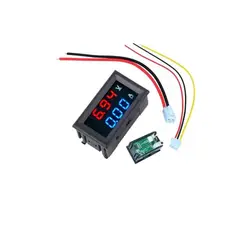 آمپرمتر و ولتمتر RED-BLUE 0-100V 0-50A DC - RODINIC