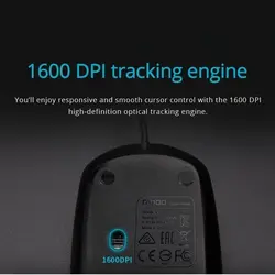 ماوس باسیم رپو مدل N100 ا Rapoo N100 Optical Mouse