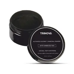 پودر سفید کننده دندان با زغال فعال ترینوا حجم 50 میل