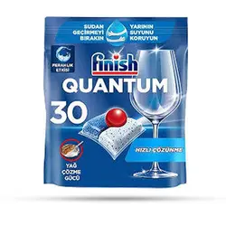 قرص ماشین ظرفشویی فینیش کوانتوم بسته بندی 30 تایی HEPSI 1 ARADA