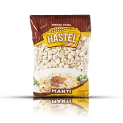 مانتی با سویا و گوشت چرخ کرده هاستل اصل ترکیه وزن 500گرم