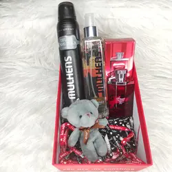 باکس هدیه ولنتاین مردونه با عروسک کد17