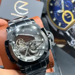 ساعت مچی مردانه اینویکتا مدل گوست ریزرو مشکی اتومات Invicta Automatico Ghost Reserve Steel Full Black