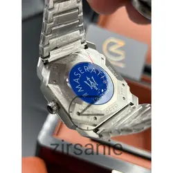 ساعت مچی بولگاری اوکتو روما Bulgari Octo Roma Silver Blue