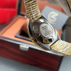 ساعت مچی مردانه رادو تخم مرغی Rado Diastar Golden Black