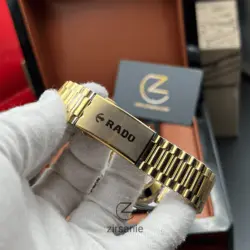 ساعت مچی مردانه رادو تخم مرغی Rado Diastar Golden Black