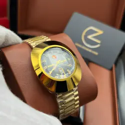 ساعت مچی مردانه رادو تخم مرغی Rado Diastar Golden Black