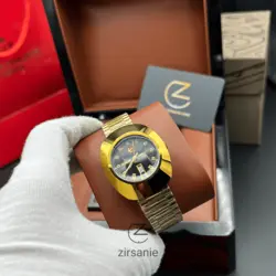 ساعت مچی مردانه رادو تخم مرغی Rado Diastar Golden Black