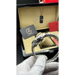 ساعت مچی مردانه پتک فیلیپ دو تقویم Patek Philippe two automatic calendars Silver White