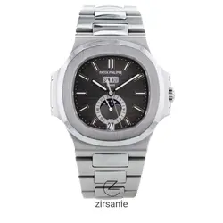 ساعت مچی مردانه پتک فیلیپ دو تقویم Patek Philippe Two Automatic Calendars Silver Black