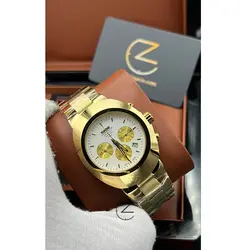 ساعت مچی مردانه رادو تخم مرغی Rado Diastar Gold White