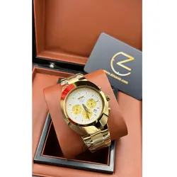 ساعت مچی مردانه رادو تخم مرغی Rado Diastar Gold White