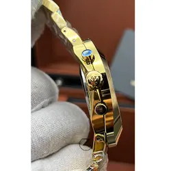 ساعت مچی مردانه رادو تخم مرغی Rado Diastar Gold Black
