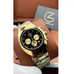 ساعت مچی مردانه رادو تخم مرغی Rado Diastar Gold Black