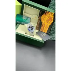 ساعت مچی مردانه رولکس جی ام تی مستر تو مشکی آبی Rolex GMT-Master II Black Blue