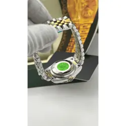 ساعت مچی رولکس دیت جاست دو رنگ سیلور طلایی صفحه صدف اندکس نگین (تک و ست) Rolex Datejust Silver Golden Pearl Screen Diamond Index