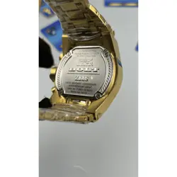 ساعت مچی مردانه اینویکتا بولت زئوس طلایی صفحه آبی Invicta Bolt Zeus Golden Blue Screen