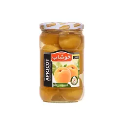 کمپوت زردآلو شیشه ای 350g خوشاب - الو هایپر
