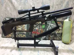 پک تفنگ پی سی پی کرال امپایر ایکس سوپر تیونینگ 60ژولی با دوربین زومدار و کپسول و کیت و کیف