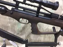 پک تفنگ پی سی پی کرال امپایر ایکس سوپر تیونینگ 60ژولی با دوربین زومدار و کپسول و کیت و کیف