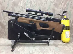 پک کامل تفنگ پی سی پی کرال بریکر معمولی 40 ژولی با دوربین و کپسول کیت و کیف