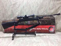 پک تفنگ بادی کرال AI-145 S مگنوم با دوربین بوشنل زومدار و کیف چریکی