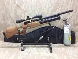 پک تفنگ پی سی پی کرال جامبو نیمه اتوماتیک 50 ژولی با دوربین حرفه ای و کپسول و کیت و کیف حمل