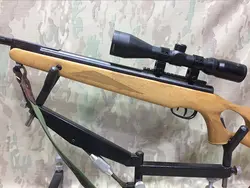 تفنگ بادی بنجامینNP XL 1100 با قدرت ۳۵ ژول با دوربین سوپر انتی شوک ( قیمت فوق ویژه )