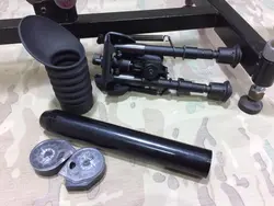 تفنگ پی سی پی کرال پانچر بریکر ماشه اف ایکس به همراه سایلنسر دوربین جیمکس زوم 44*4.16 AOEG و هارد کیس مخزن مادام العمر