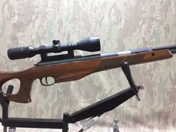 تفنگ بادی دیانا 470 کالیبر 5/5 به همراه دوربین گامو زوم 50*3.9